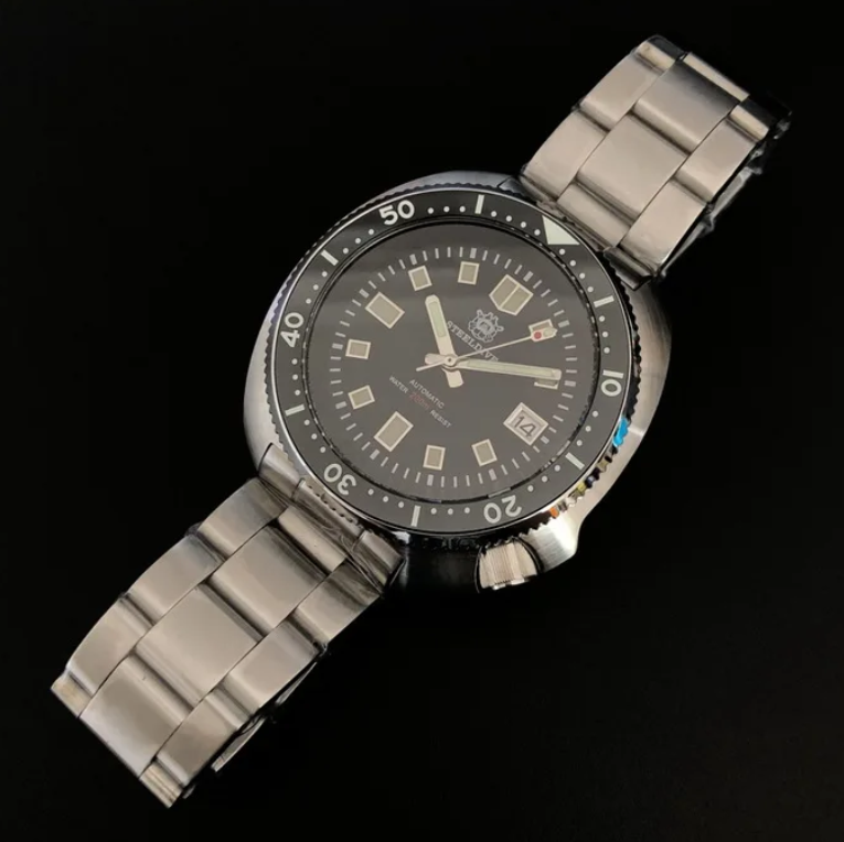 Seiko Watch Prospex - STEELDIVE Męski Zegarek Automatyczny 43.8mm Mechaniczny