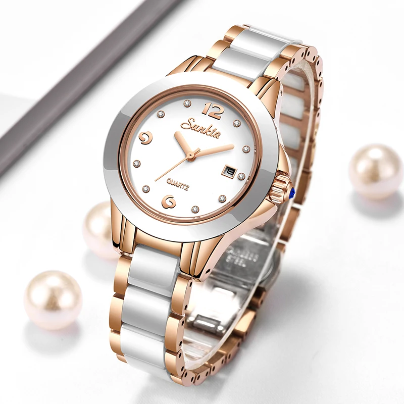 Luxury Watch & Jewellery - Zegarek damski Sunkta Fashion Casual Quartz