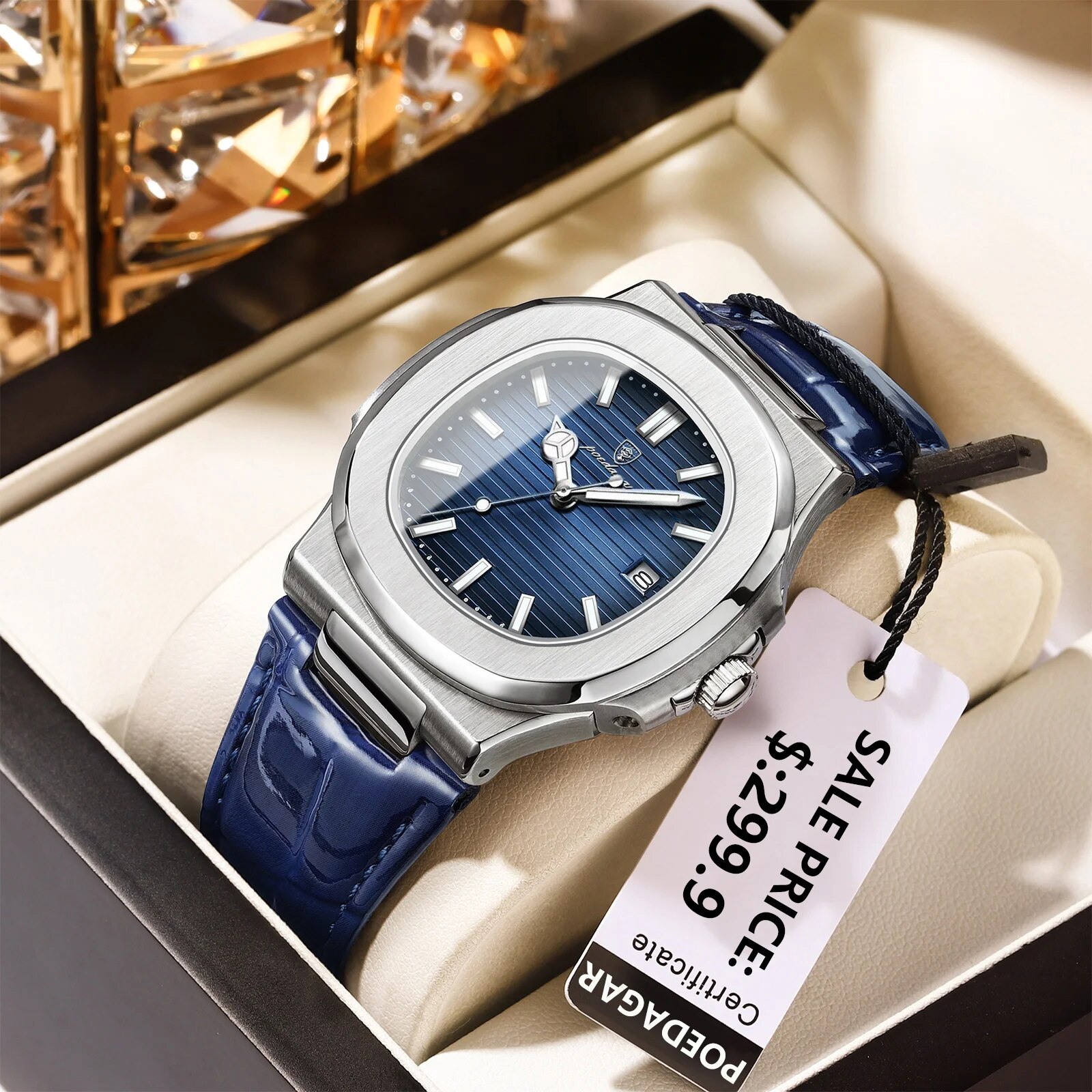 Luxury Watch Hublot - POEDAGAR Top luksusowy kwadratowy zegarek męski