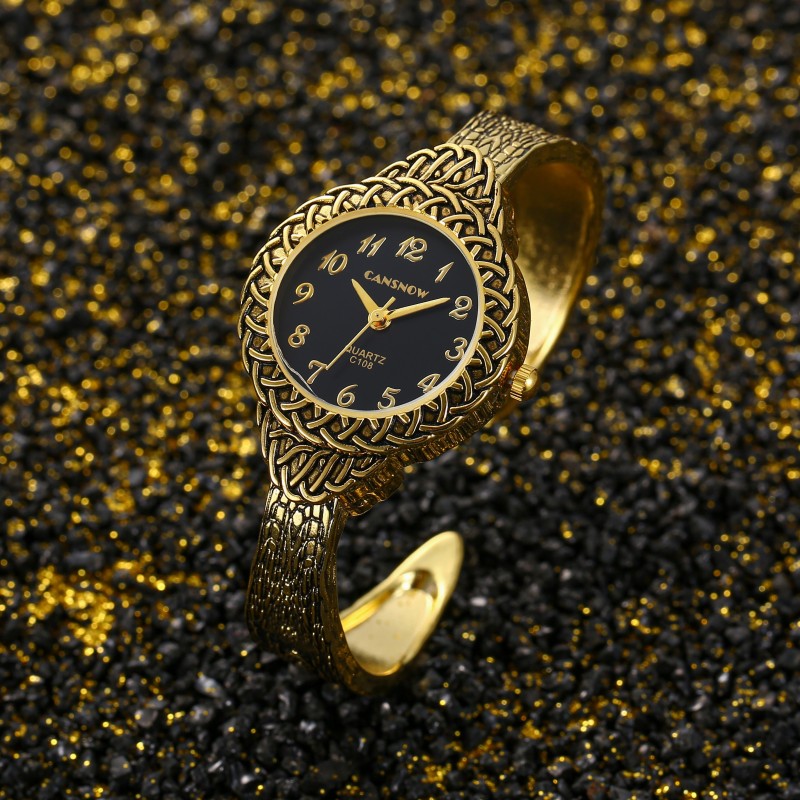 Luxury Watch Index - Luksusowy damski zegarek na bransolecie CANSNOW,