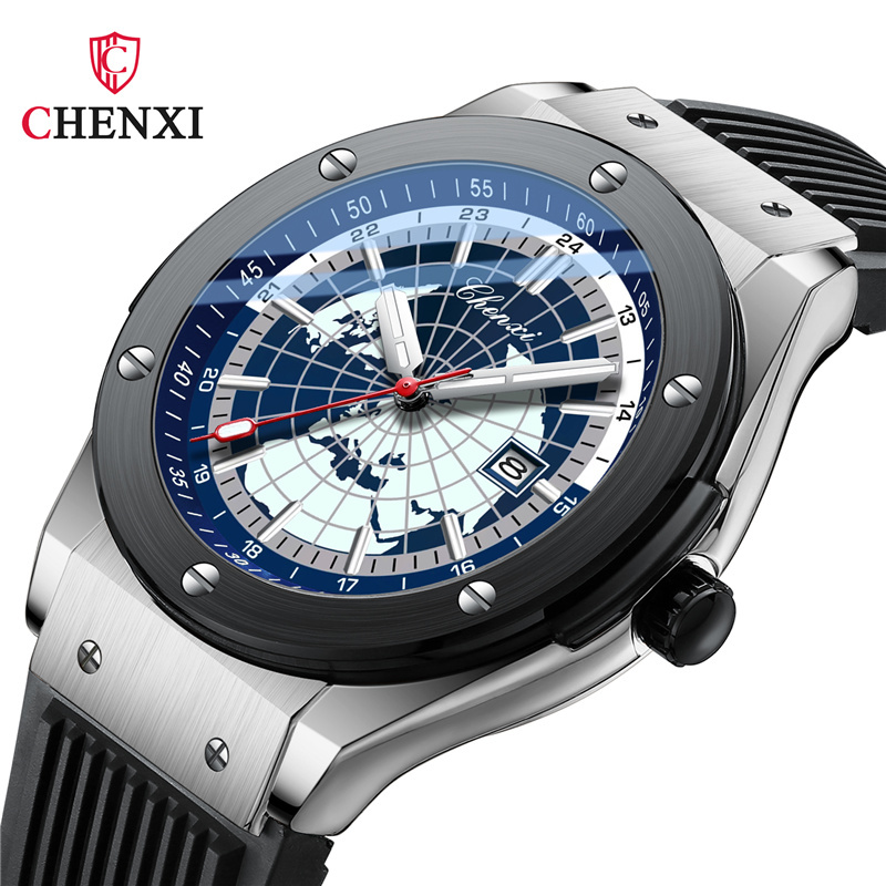 Luxury Watch Brands In World - CHENXI 82442 Męski Zegarek Kwarcowy Casual