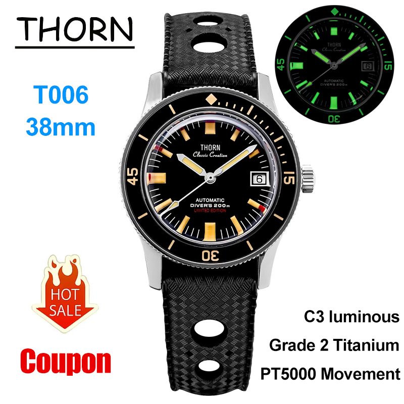 Zegarek mechaniczny Thorn T006 – Luxury Watch Grade recenzja i cena