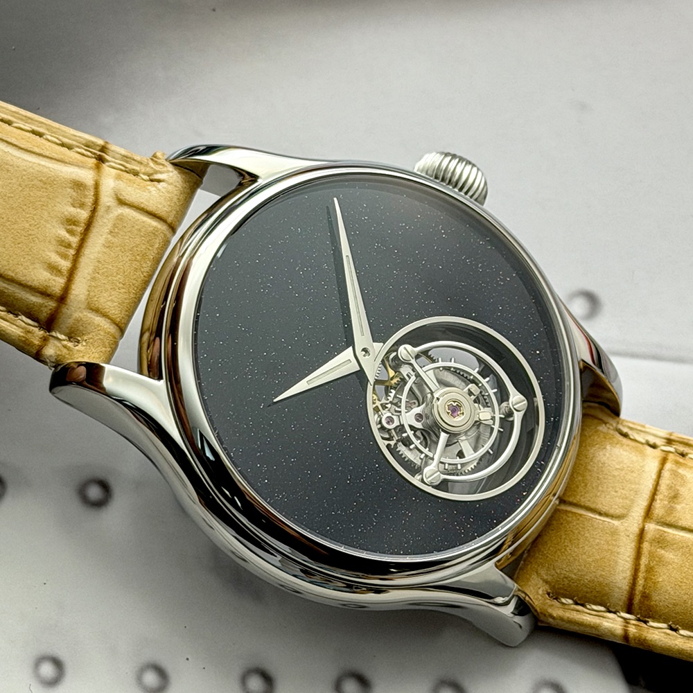 Zegarek Merkur 100% Tourbillon – Guilloché Dial Watch recenzja i cena