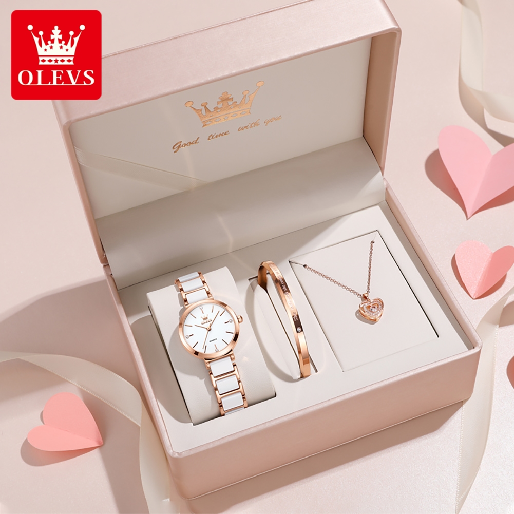 OLEVS Damski Zegarek 5877 Luks – Luxury Watch & Jewellery recenzja i cena