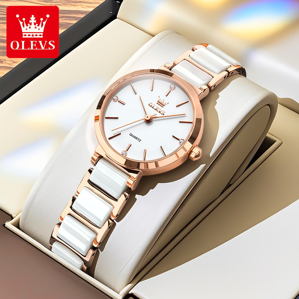 OLEVS Damski Zegarek 5877 Luks – Luxury Watch & Jewellery recenzja i cena