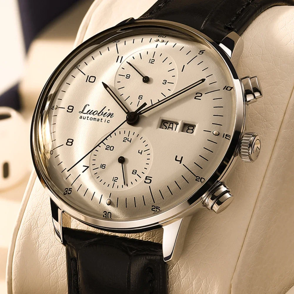 Moda męska zegarki mechaniczne – Guilloché Dial Watch recenzja i cena