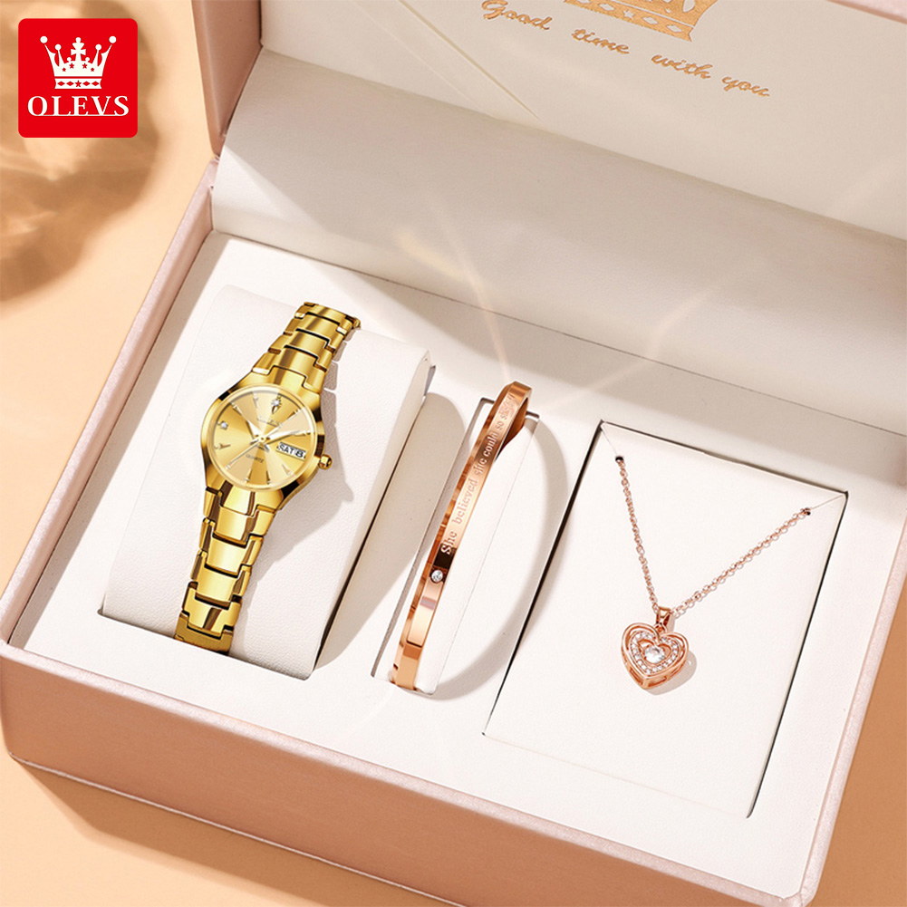 Zegarek damski OLEVS 8697 Luks – Luxury Watch & Jewellery recenzja i cena