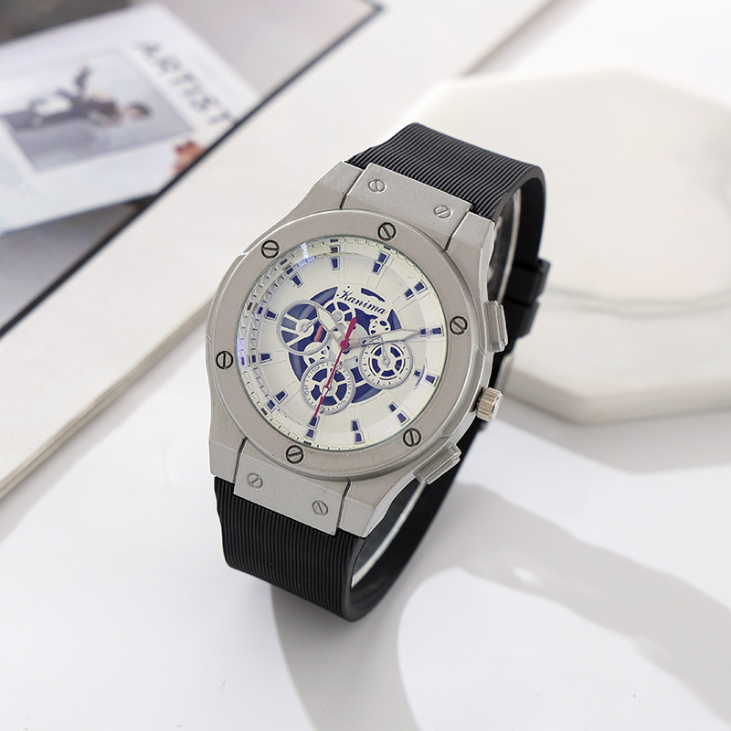 Męski zegarek z silikonowym pa – Luxury Watch Store recenzja i cena