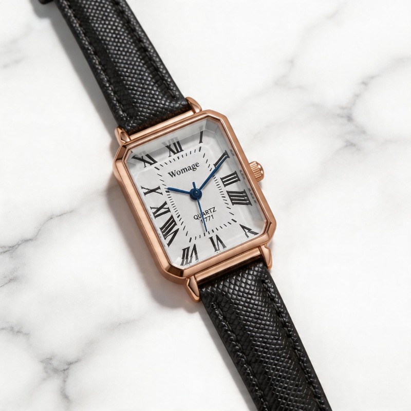 Modne prostokątne zegarki kwar – Luxury Watch Index recenzja i cena