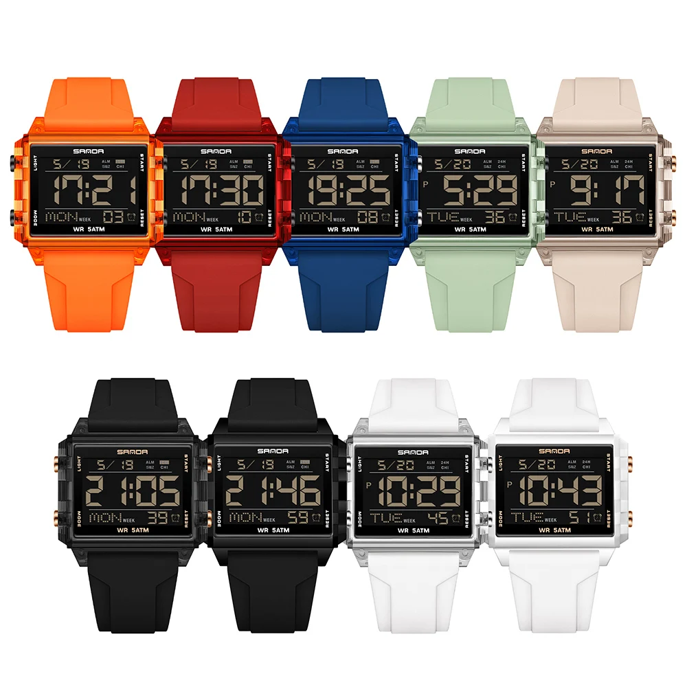 Zegarek LED SANDA dla mężczyzn – Luxury Watch Brands In World recenzja i cena