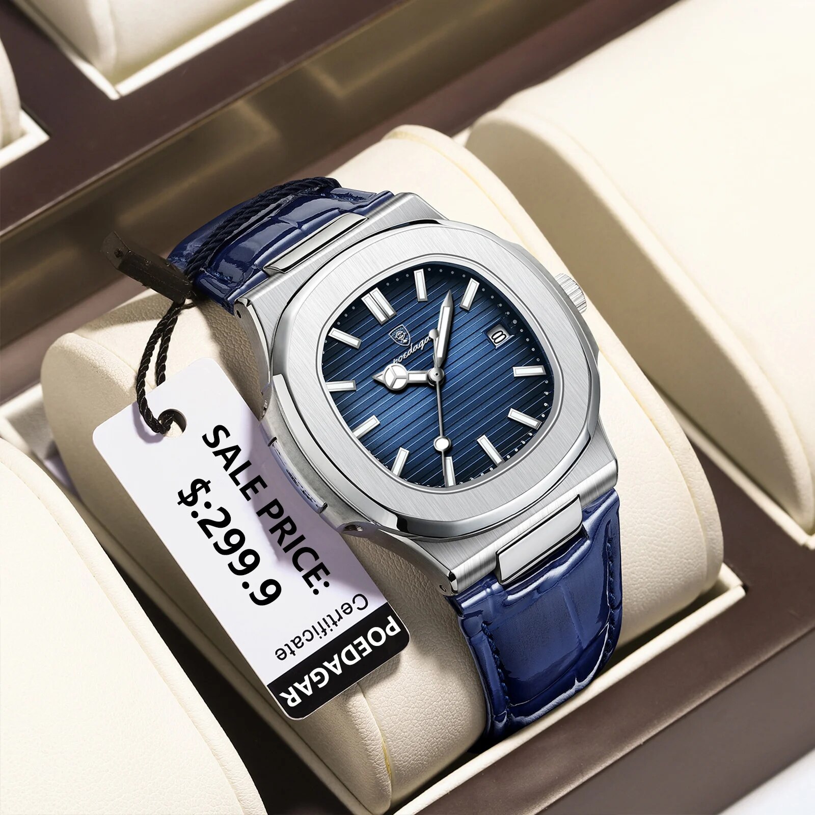 POEDAGAR Top luksusowy kwadrat – Luxury Watch Hublot recenzja i cena