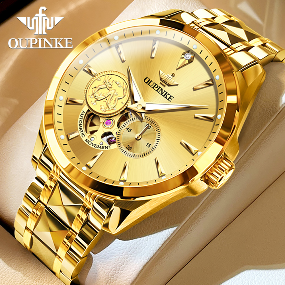 Zegarki męskie OUPINKE, luksus – Luxury Watch Brands Logo recenzja i cena