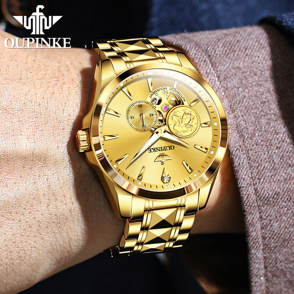 Zegarki męskie OUPINKE, luksus – Luxury Watch Brands Logo recenzja i cena