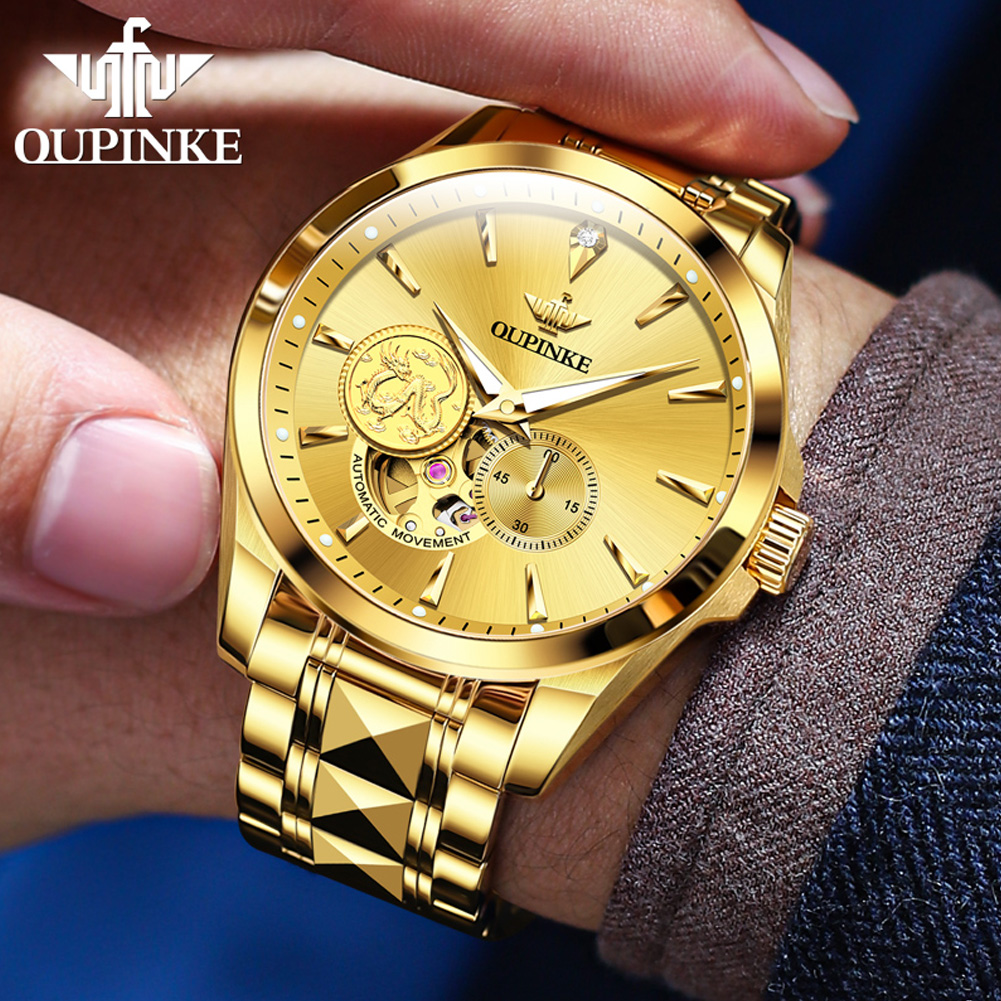 Zegarki męskie OUPINKE, luksus – Luxury Watch Brands Logo recenzja i cena