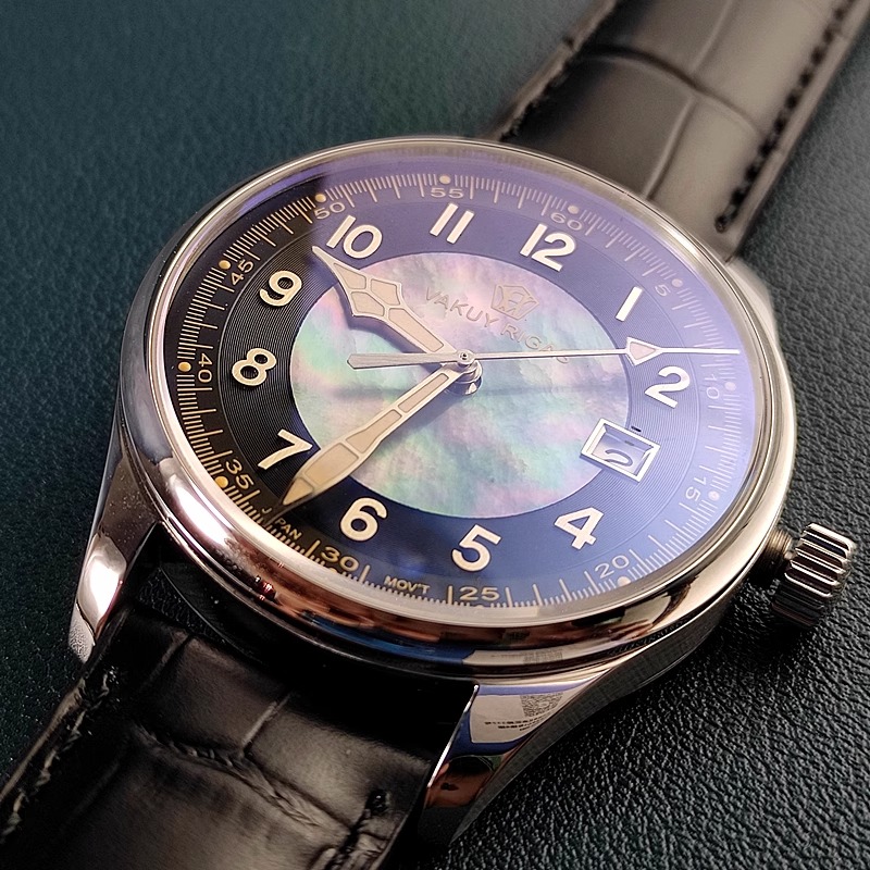 Zegarek męski Vakuy 40MM, auto – Guilloché Dial Watch recenzja i cena