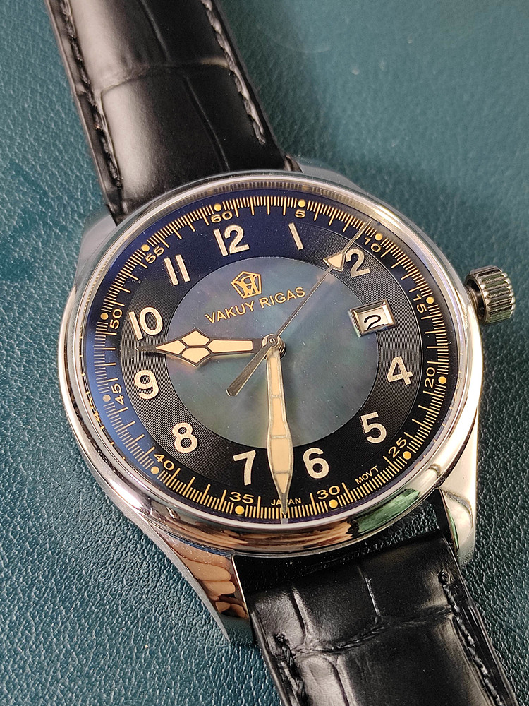 Zegarek męski Vakuy 40MM, auto – Guilloché Dial Watch recenzja i cena