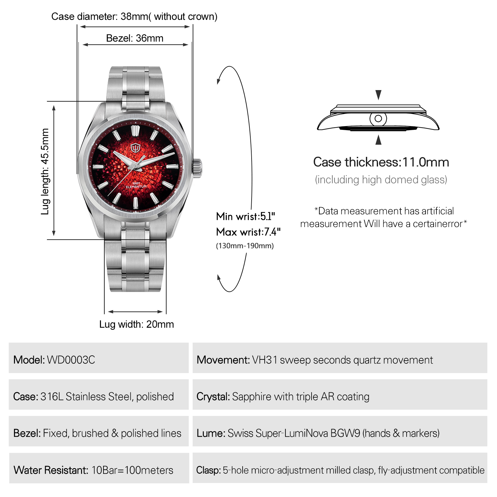 Watchdives Nowe Zegarki Kwarco – Guilloché Dial Watch recenzja i cena