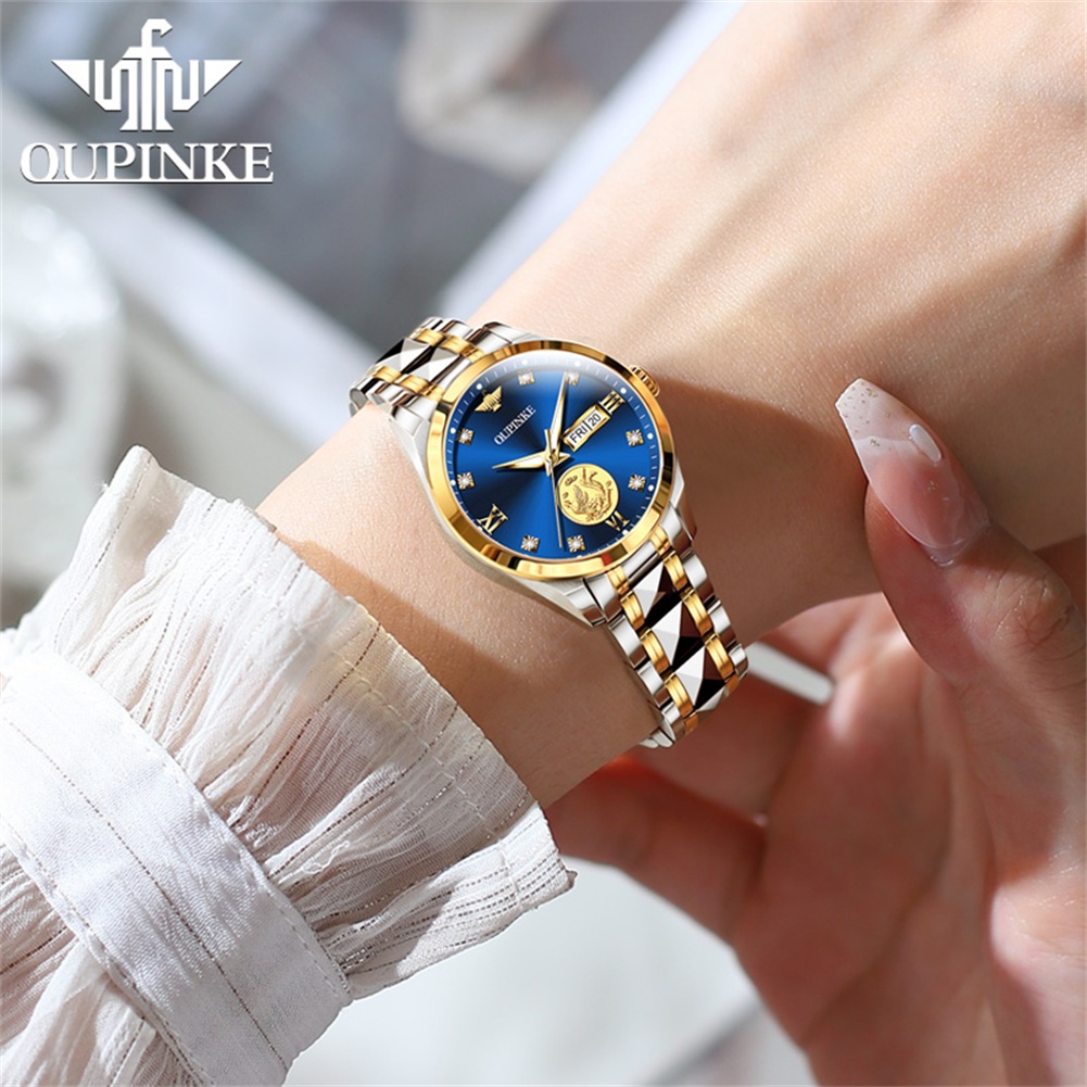 Zegarki damskie OUPINKE Elegan – Luxury Watch Brands Logo recenzja i cena